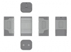 Outdoor Explorer's Must-Have Slim Power Bank with IP66 Protection, 45W Rapid Charge and dual LED Lights.