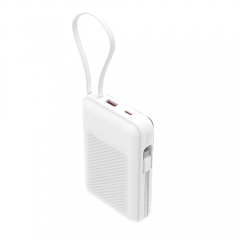 New Arrive 35W Fast Charging Compact 20000mAh with Built-in Cable