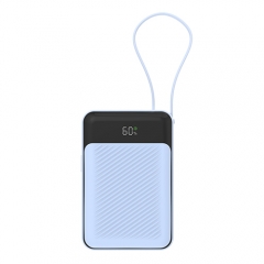 New Arrive 35W Fast Charging Compact 20000mAh with Built-in Cable
