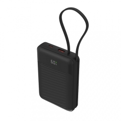 New Arrive 35W Fast Charging Compact 20000mAh with Built-in Cable