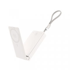 New Launch! Qi2.2 25W 10000mAh Semi-Solid Wireless Charger: Multi-in-One Folding Design + Built-in 30W USB-C Cable/Port + TFT Display